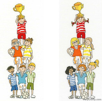 Bothy Threads We're The Champions! Cross Stitch Kit