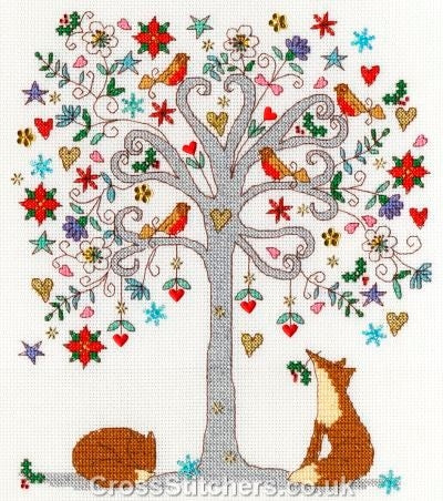 Love Winter - Counted Cross Stitch Kit by Bothy Threads