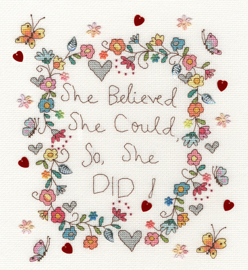 Love Note - Counted Cross Stitch Kit by Bothy Threads