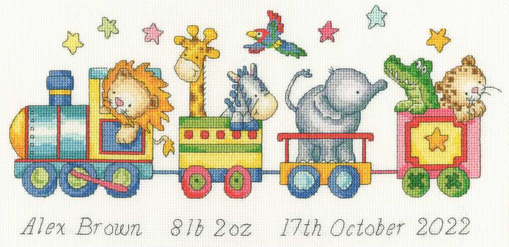 Bothy Threads Cross Stitch Kit Choo Choo Train