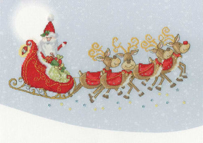 Sleigh Ride Cross Stitch Kit - Bothy Threads