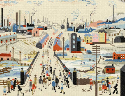 The Canal Bridge - The Lowry Collection Cross Stitch Kit by Bothy Threads