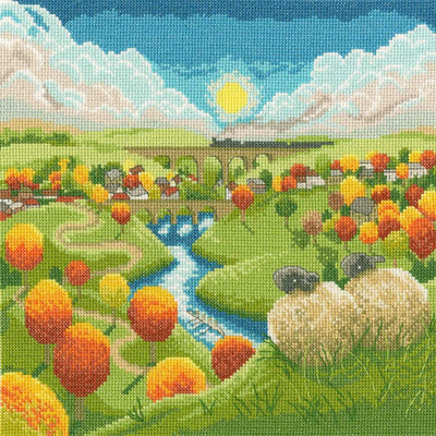 Watching The World Go By Cross Stitch Kit ~ Bothy Threads