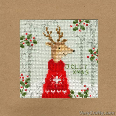 Xmas Deer Counted Cross Stitch Kit by Bothy Threads