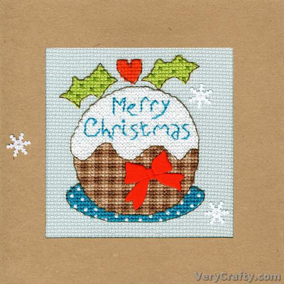 Snowy Pudding Counted Cross Stitch Kit by Bothy Threads