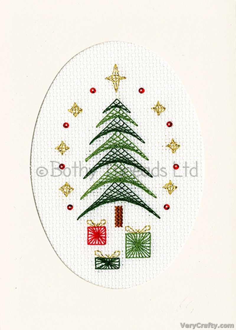 All Wrapped Up - Bothy Threads Counted Cross Stitch Card Kit