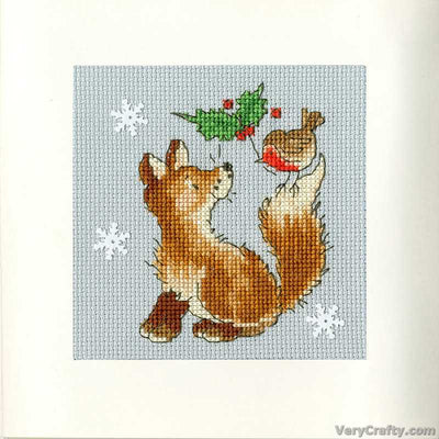 Christmas Friends - Bothy Threads Christmas Card Counted Cross Stitch Kit