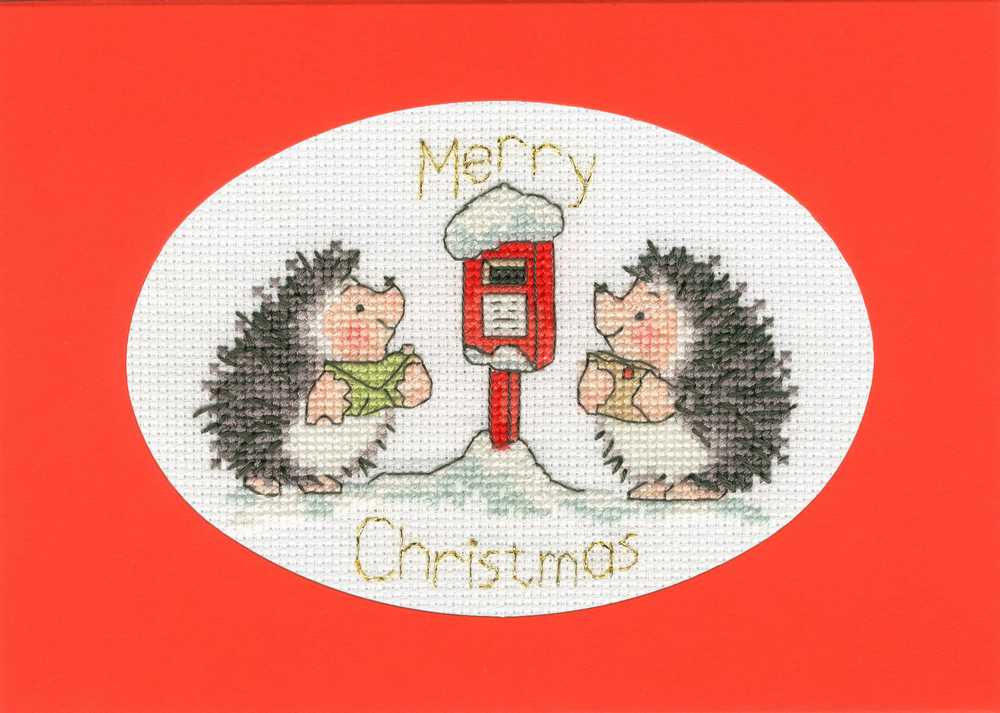 Bothy Threads Cross Stitch Christmas Card Kit Last Post