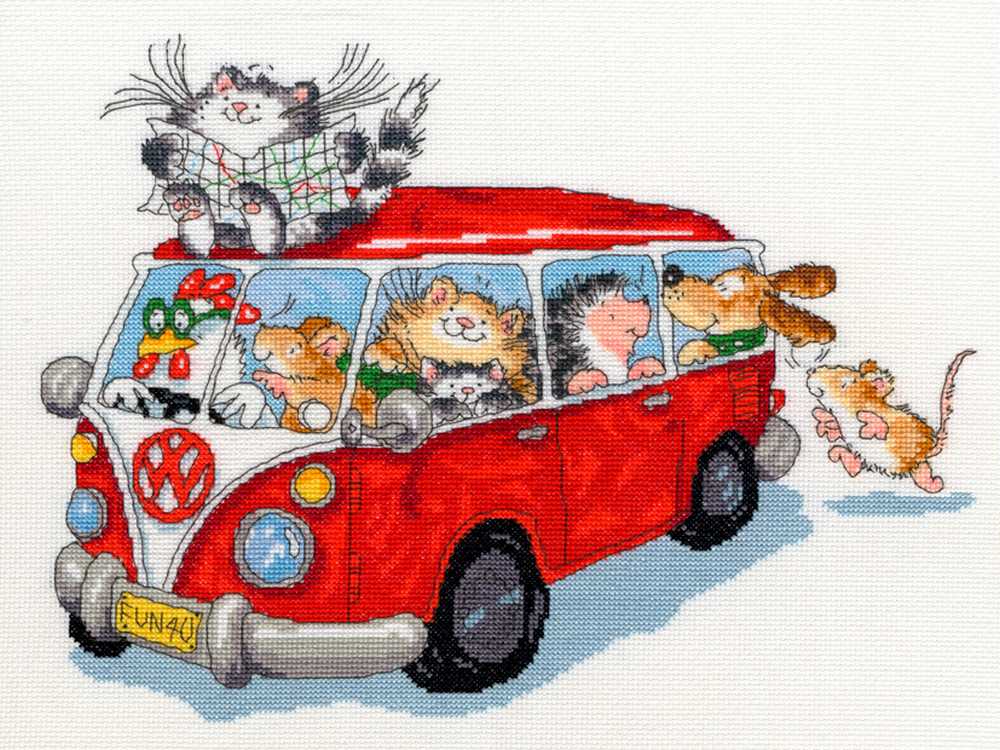 Are We There Yet? - Margaret Sherry Designs - Cross Stitch Kit from Bothy Threads