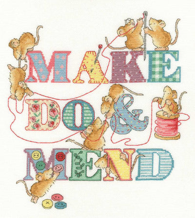 Bothy Threads Make Do And Mend Counted Cross Stitch Kit