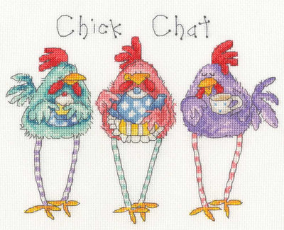 Chick Chat Cross Stitch Kit ~ Bothy Threads