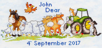 First Born - Birth Sampler by Bothy Threads