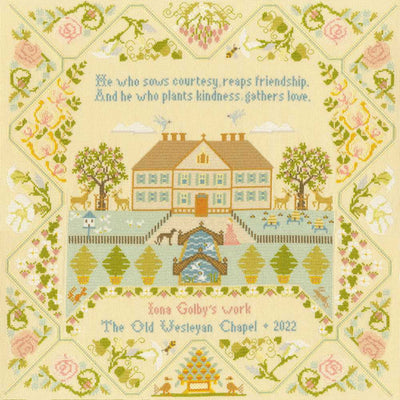 Bothy Threads Bee Hive Cross Stitch Kit