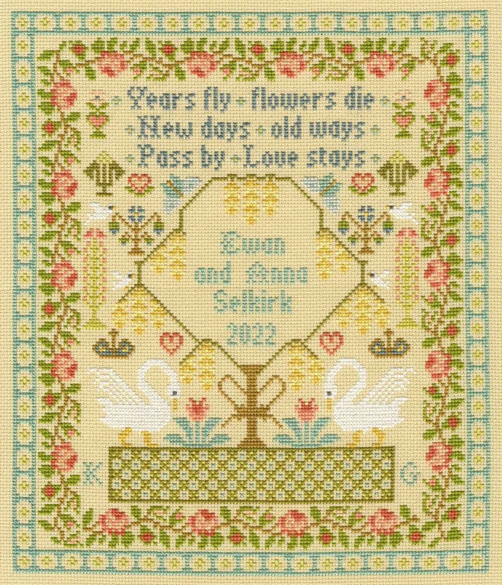 Bothy Threads The Laburnum Tree Cross Stitch Kit