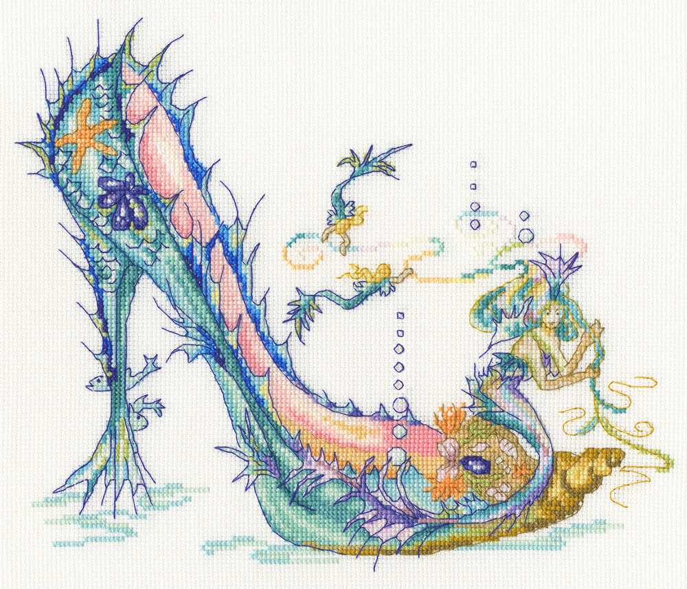 The Siren Cross Stitch Kit ~ Bothy Threads