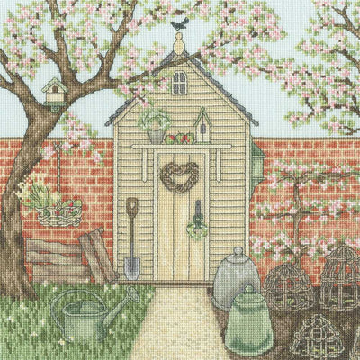 Potting Shed Cross Stitch Kit - Bothy Threads