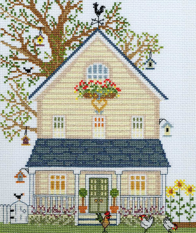 New England Homes - Summer - Cross Stitch Kit From Bothy Threads