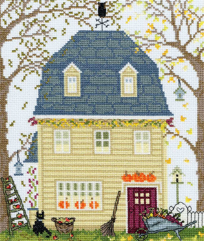 New England Homes - Fall - Cross Stitch Kit From Bothy Threads