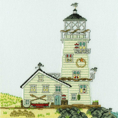 New England: The Lighthouse - Cross Stitch Kit from Bothy Threads