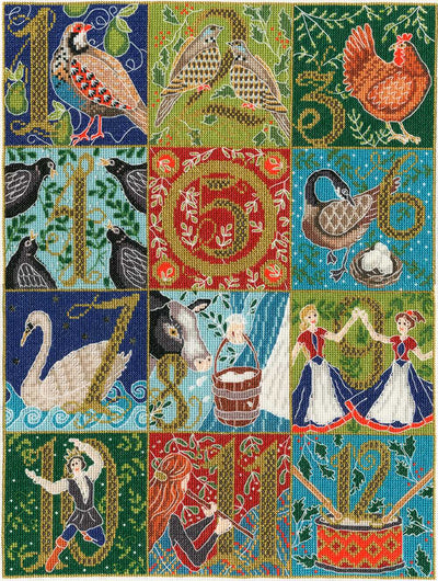 12 Days Of Christmas Counted Cross Stitch Kit by Bothy Threads