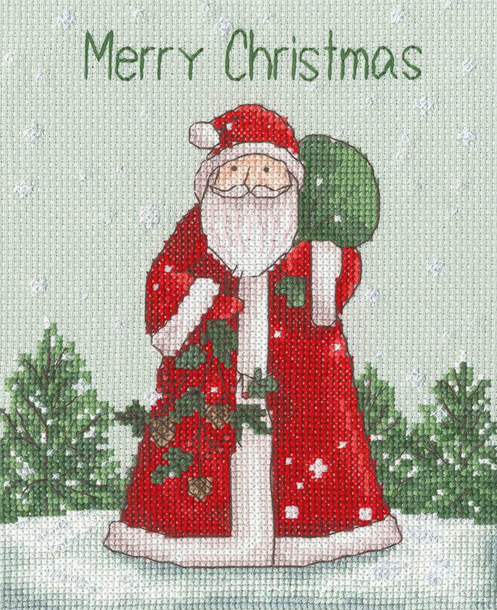 Ol' St Nick Cross Stitch Kit ~ Bothy Threads