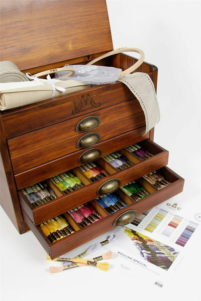 DMC Wooden Vintage Collectors Box