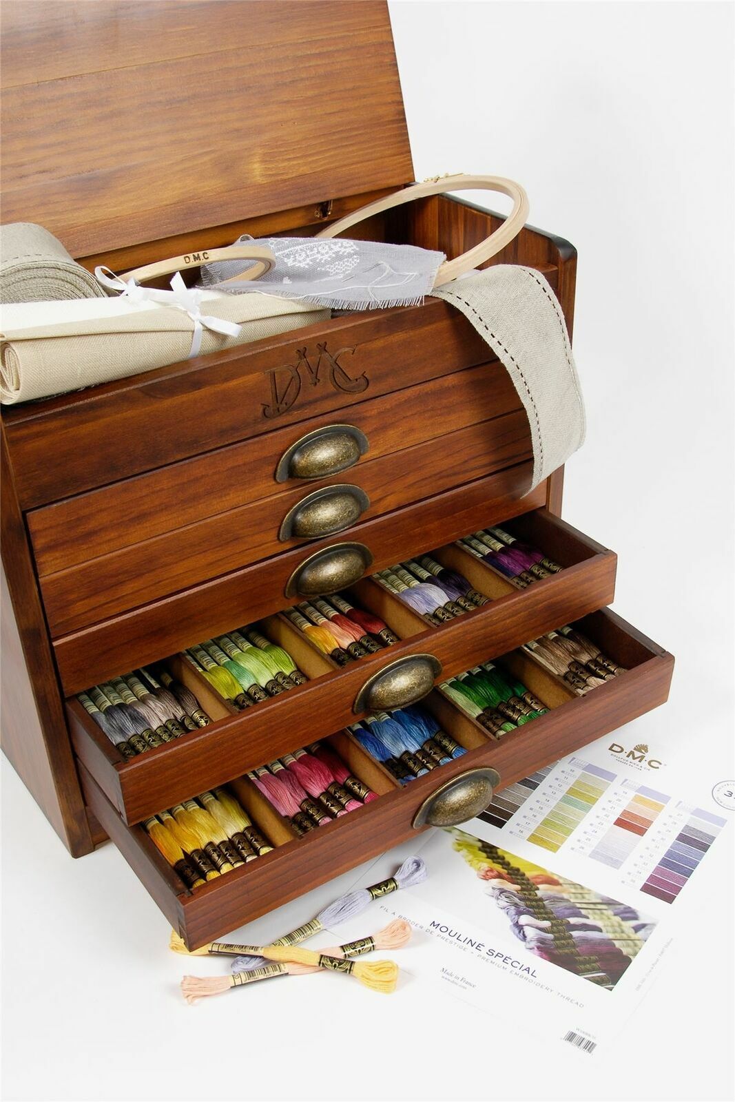 DMC Wooden Vintage Collectors Box
