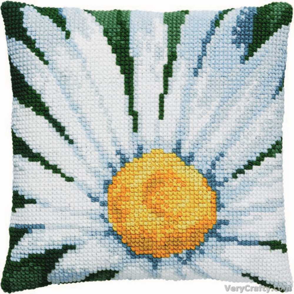 Pako Daisy Cross Stitch Cushion Kit