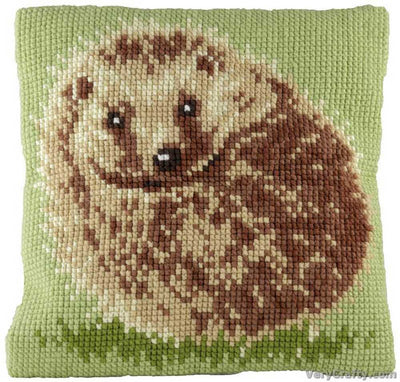 Pako Hedgehog Cross Stitch Cushion Kit