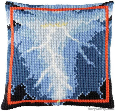 Pako Lightning Cross Stitch Cushion Kit