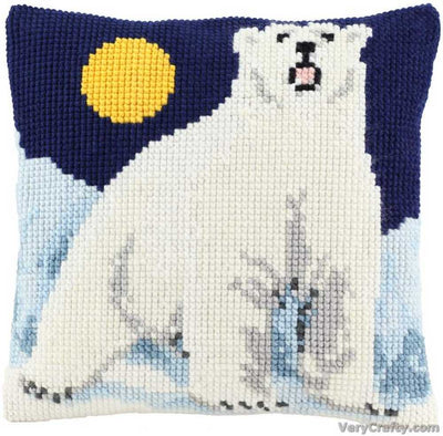 Pako -polar Bear Cross Stitch Cushion Kit