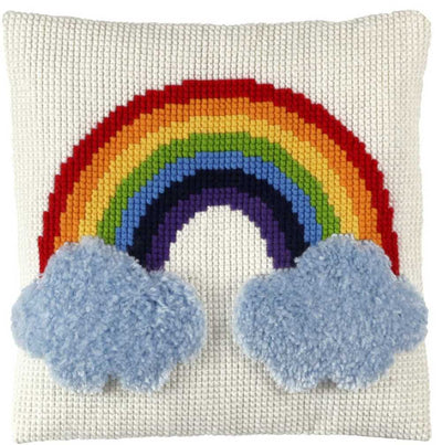 Pako Rainbow Latch Hook Cushion Kit