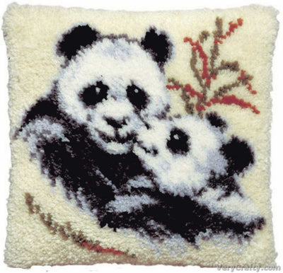 Pako Pandas Latch Hook Cushion Kit