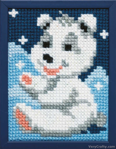 Pako Polar Bear Beginner  Cross Stitch Kit