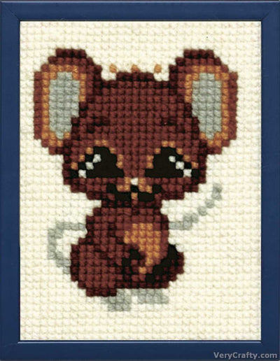 Pako Mouse Beginner  Cross Stitch Kit