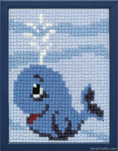 Pako Whale Beginner  Cross Stitch Kit