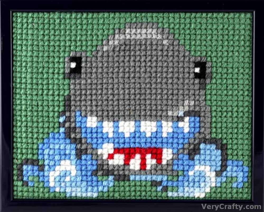 Pako Shark Beginner  Cross Stitch Kit