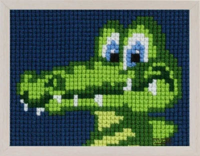Pako Crocodile Cross Stitch Kit