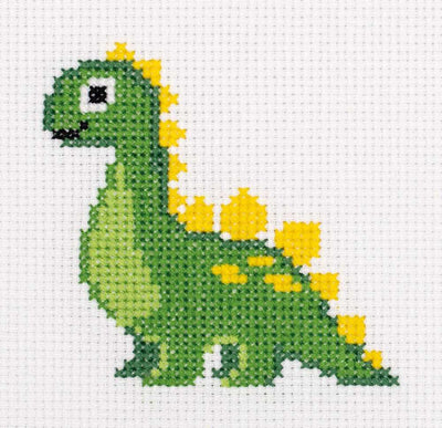 Dino Dinosaur Cross Stitch Kit ~ PANNA