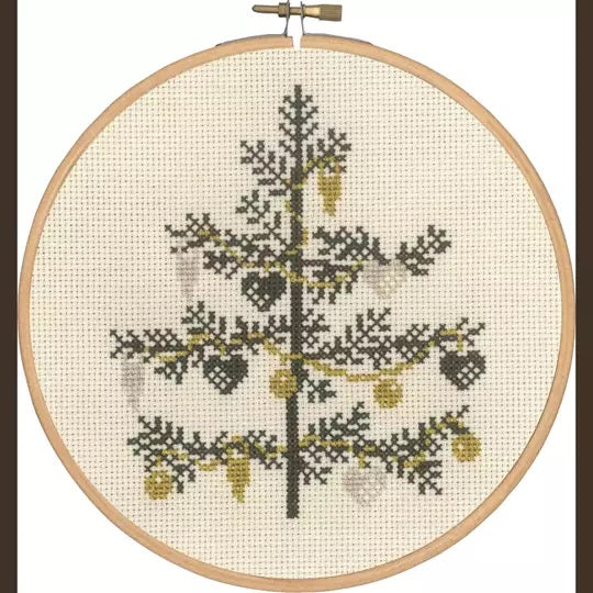 Decorated Tree Cross Stitch Kit - Permin