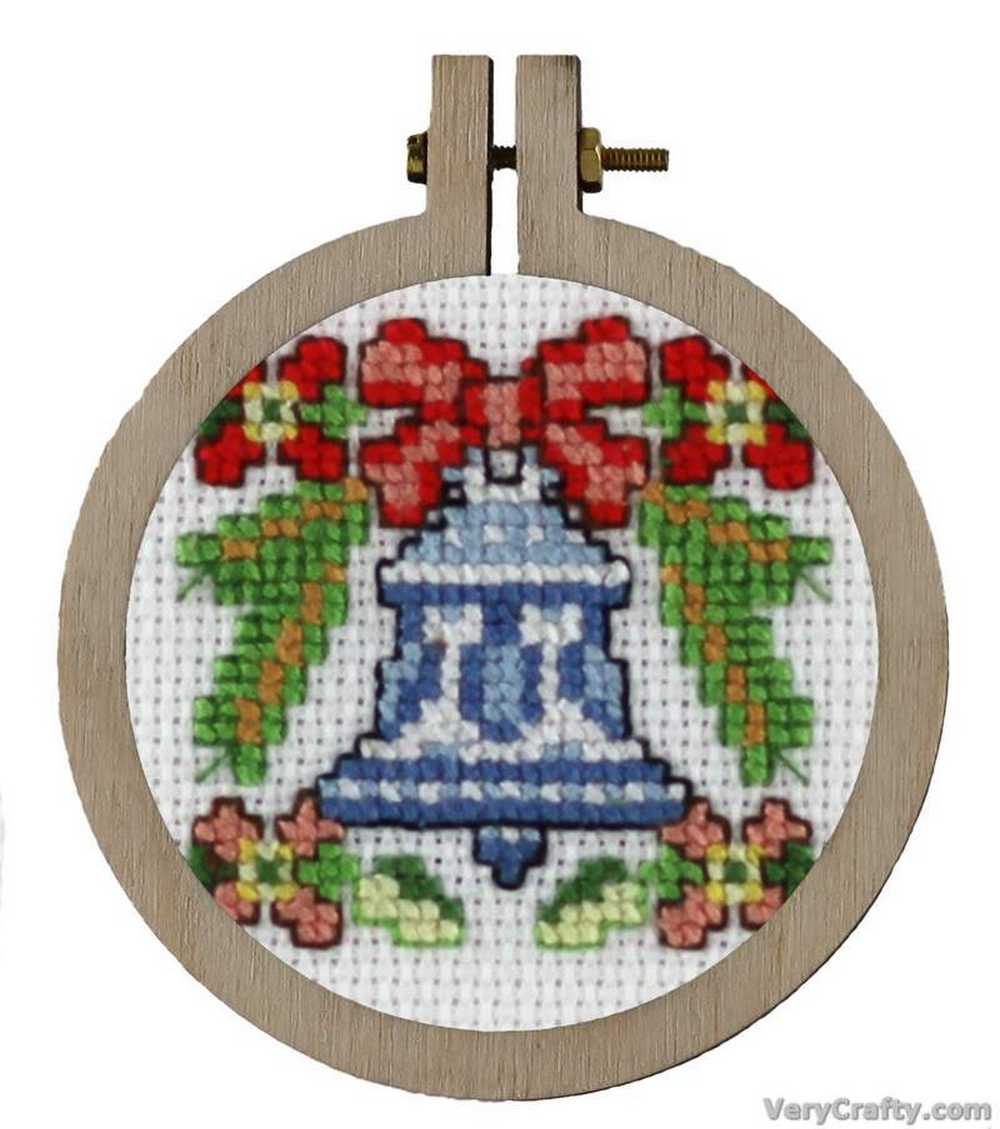 Pako  Cross Stitch  Jingle Bell Christmas Ornament