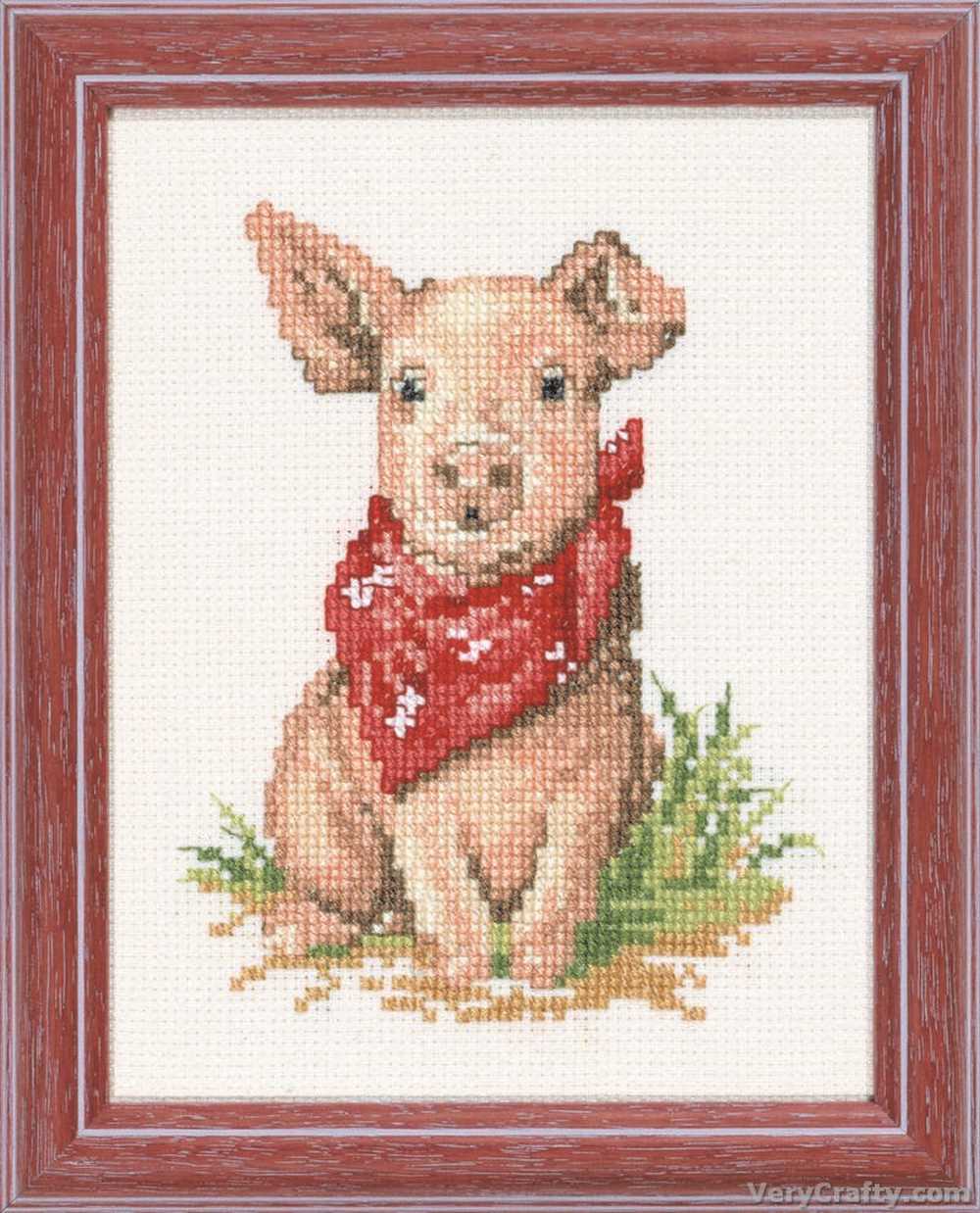 Pako Piglet  Cross Stitch Kit