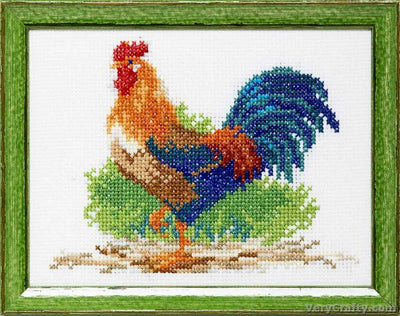 Pako  Cockerel  Cross Stitch Kit