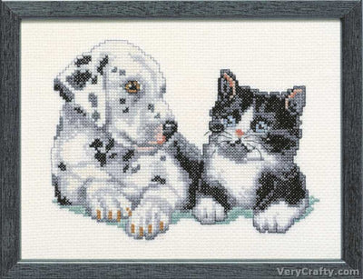 Pako Dog And Cat  Cross Stitch Kit