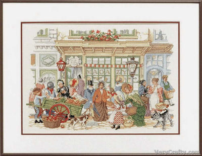 Pako Street Scene  Cross Stitch Kit