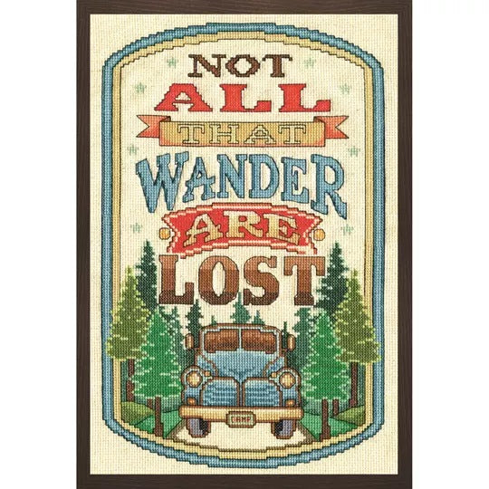 All That Wander Cross Stitch Kit - Design Works SALE