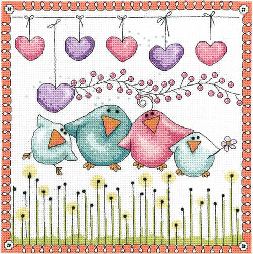 Bird FamilyCross Stitch Kit - Design Works SALE