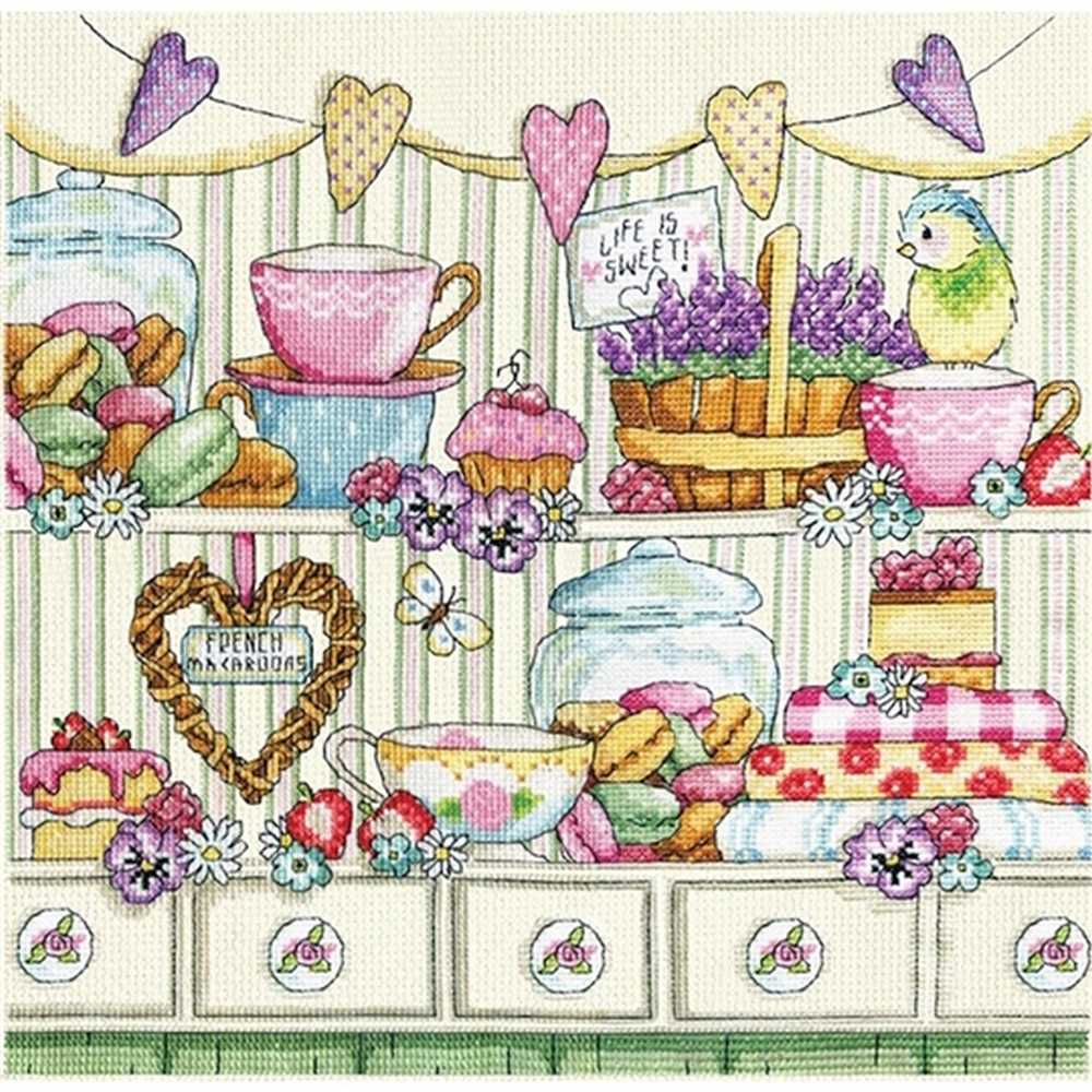 Pastries Cross Stitch Kit - Design Works