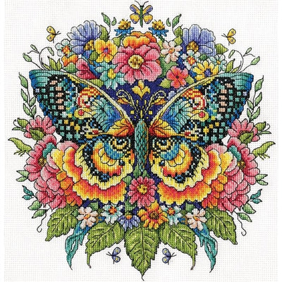 Butterfly Cross Stitch Kit - Design Works SALE