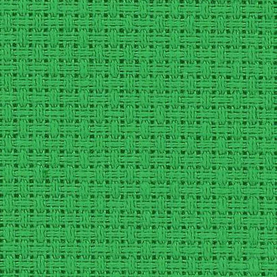 14 Count Zweigart Aida Fabric (Per Metre) Xmas green